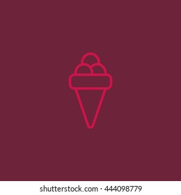 Ice cream Icon Vector