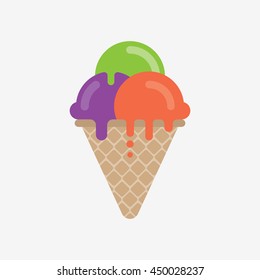 Ice cream Icon Vector