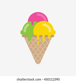 Ice cream Icon Vector
