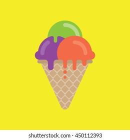 Ice cream Icon Vector