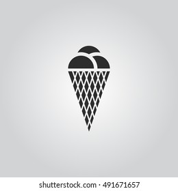 Ice cream icon vector