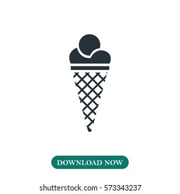 Ice cream icon vector