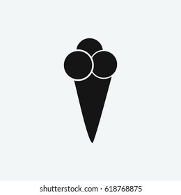 ice cream icon vector