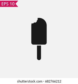 Ice cream icon Vector.