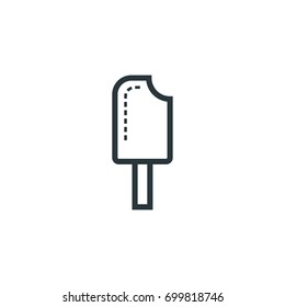 ice cream icon vector