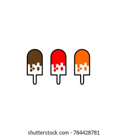 ice cream icon vector