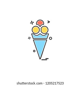 ice cream icon vector design