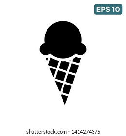 ice cream icon vector design template
