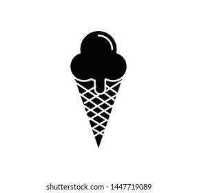 Ice cream icon vector design template