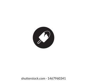 ice cream icon vector design element logo template