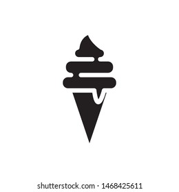 ice cream icon vector design template