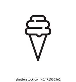 ice cream icon vector design template