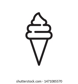 ice cream icon vector design template