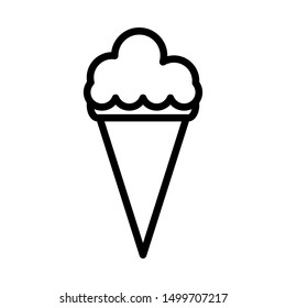 Ice cream icon vector design template