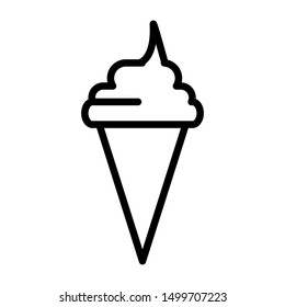 Ice cream icon vector design template