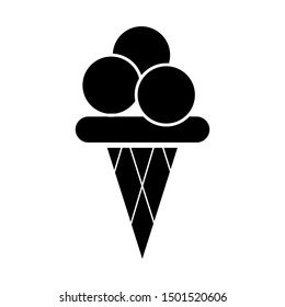 Ice cream icon vector design template
