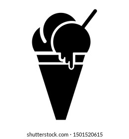 Ice cream icon vector design template