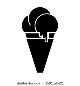 Ice cream icon vector design template