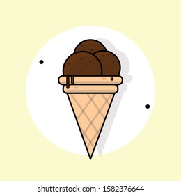 ice cream icon vector design