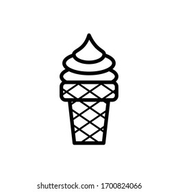 ice cream icon vector design template