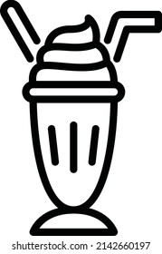 diseño vectorial de icono de helado