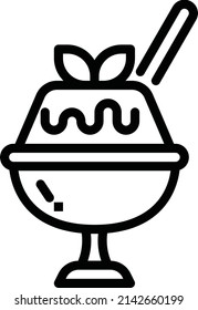 ice cream icon vector design flat