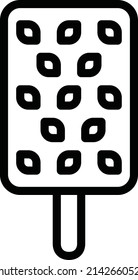 diseño vectorial de icono de helado