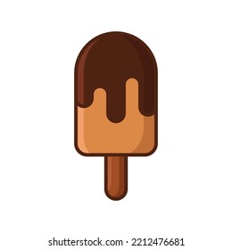 ice cream icon vector design template in white background