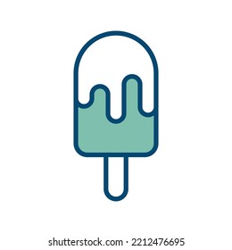 ice cream icon vector design template in white background