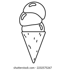Eis-Symbol, Vektordesign-Vorlage. Vektorgrafik