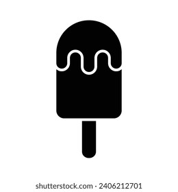 ice cream icon vector design template simple and clean