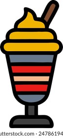 ice cream icon, vector design