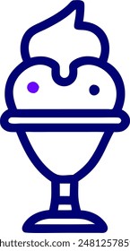 ice cream icon, vector design