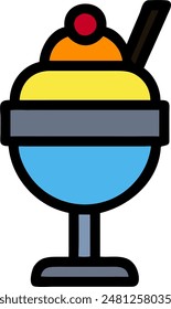 ice cream icon, vector design