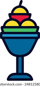 ice cream icon, vector design