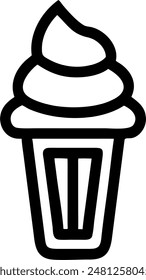 ice cream icon, vector design