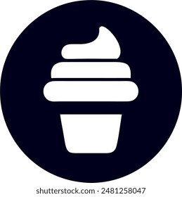 ice cream icon, vector design