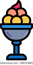 ice cream icon, vector design
