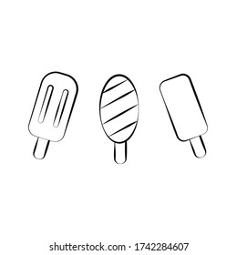 vector de icono de helado 10