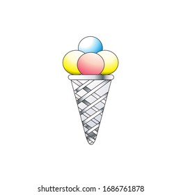 Ice Cream icon vector eps10
