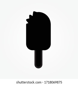 Ilustración vectorial de icono de helado
