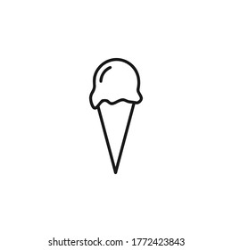 Ice cream icon vector illustration