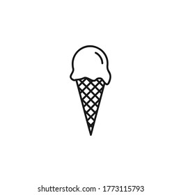 Ice cream icon vector illustration