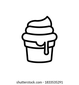 ice cream icon vector illustration design