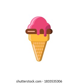 diseño vectorial de icono de helado