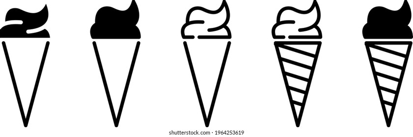 Ice cream icon , vector illustration