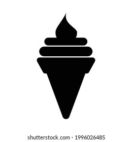 
ilustración del vector de icono de helado