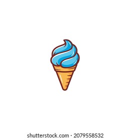 Ice cream icon vector illustration