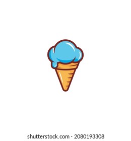 Ice cream icon vector illustration