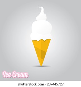 Ice Cream icon. vector illustration
